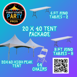 20' x 40'  Tent Package
