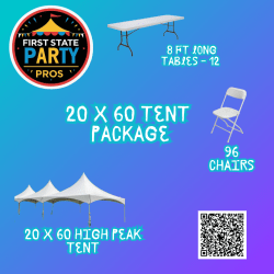 20 x 60 High Peak Tent Package