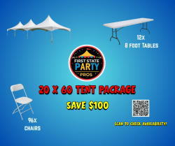20 x 60 High Peak Tent Package