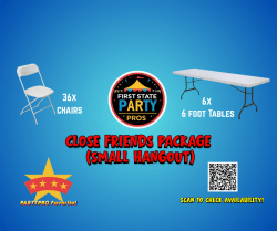 CLOSE FRIENDS PACKAGE (SMALL HANGOUT)