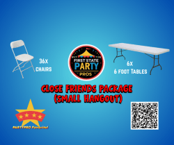 CLOSE FRIENDS PACKAGE (SMALL HANGOUT)