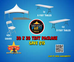 20 x 20 Tent Package