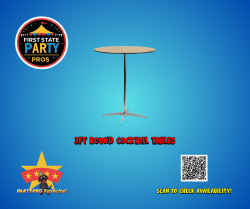 3ft Round Cocktail Tables