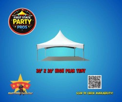 20' x 20' High Peak Tent