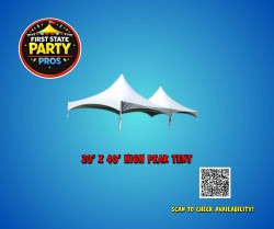 20' x 40' High Peak Tent
