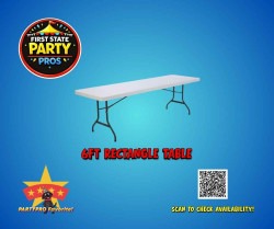 6ft Rectangle Tables