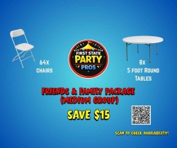 FRIENDS & FAMIlY PACKAGE (MEDIUM GROUP)