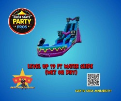 LEVEL UP 19 FT WATER SLIDE (Wet or Dry)
