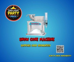 Snow Cone Machine (Supplies sold separately)