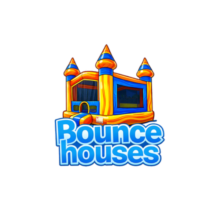 Bounce house rental in Dover Delaware by First State Party Pros set up for backyard party