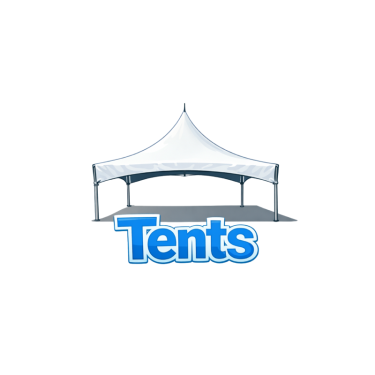 Event tent rental set up in Dover Delaware backyard party