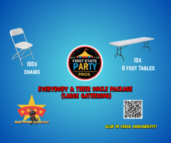 EVERYBODY & THEIR UNCIE PACKAGE (LARGE GATHERING)