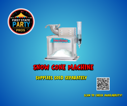 Snow Cone Machine (Supplies sold separately)